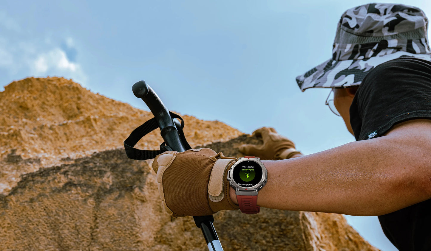 2025 New Military Bluetooth Call Smart Watch Built-in GPS Compass Barometric Altimeter 10ATM Waterproof Sports Smartwatches Men