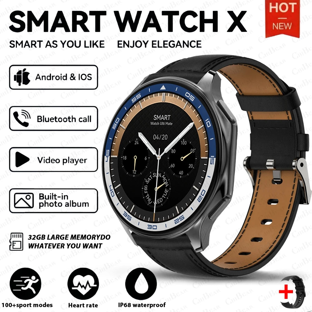 OPPO Watch X AMOLED 32GB Smartwatch Waterproof Men Smart Watch 2024