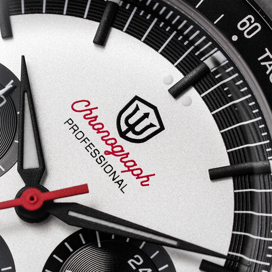 Watchdives WD1863 Chronograph Watch VK63 Quartz Movement Bubble Sapphire Crystal 10Bar Waterproof Luminous 39mm Vintage Watches