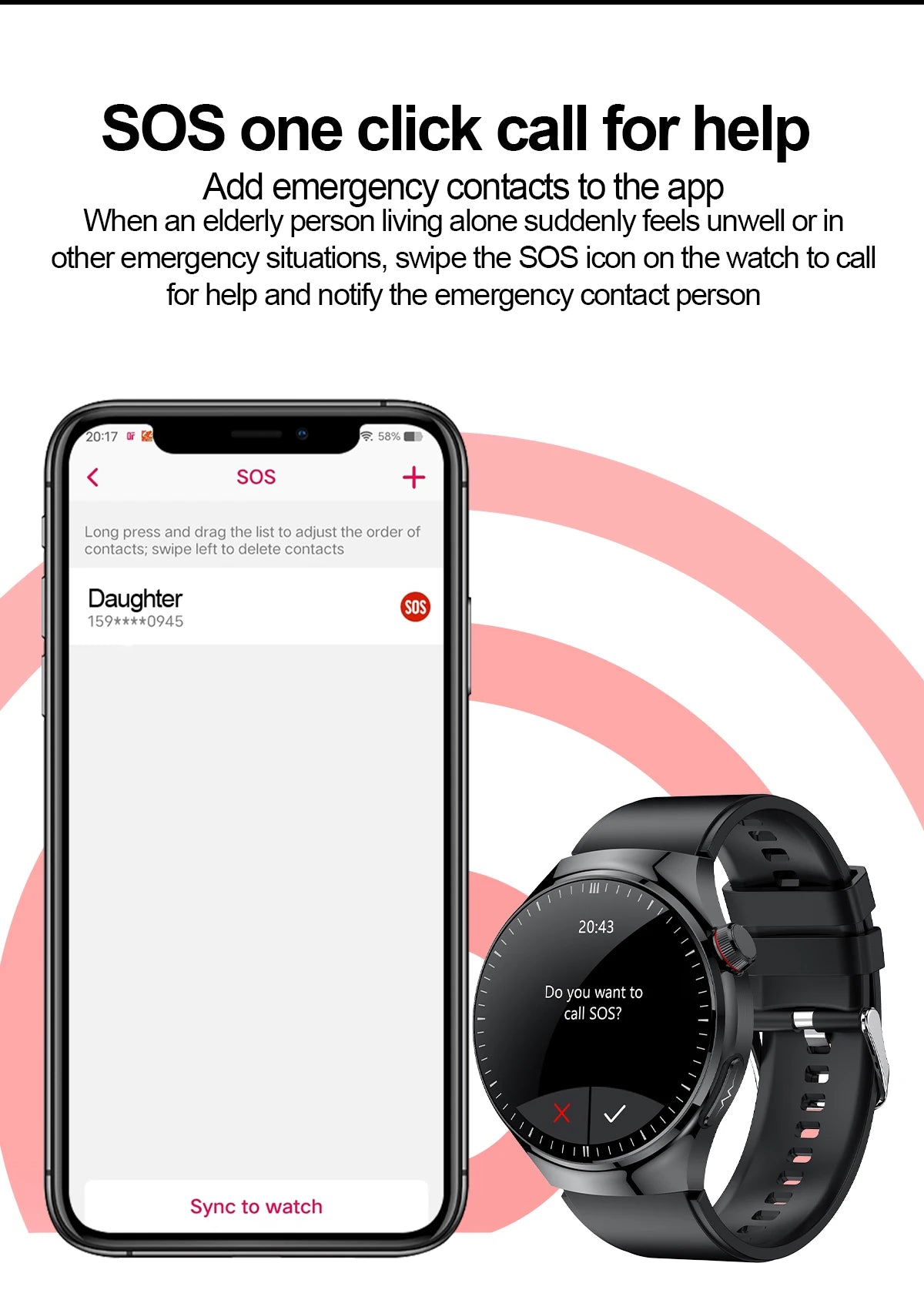 Urban Gear AI Diagnosis Smart Watch