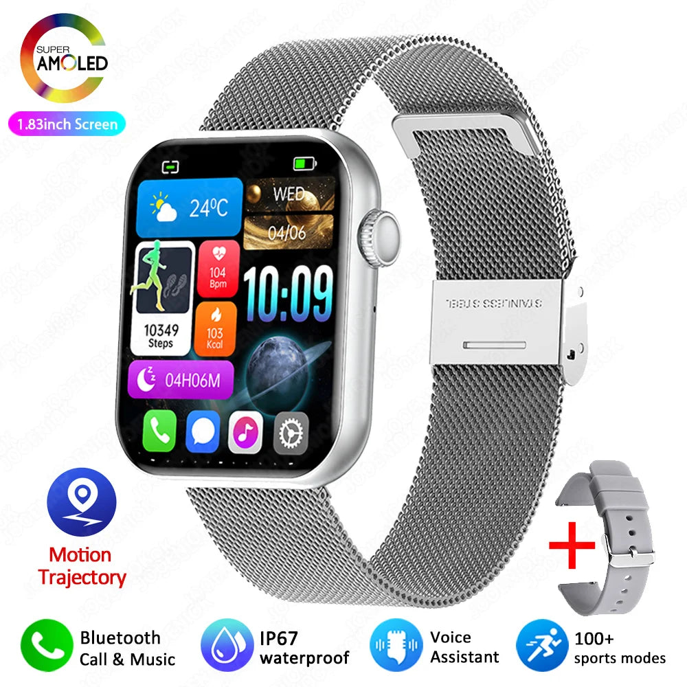 2025 New Smartwatch Men Android IOS Phone 1.9"HD Screen Waterproof Smart Watch Women