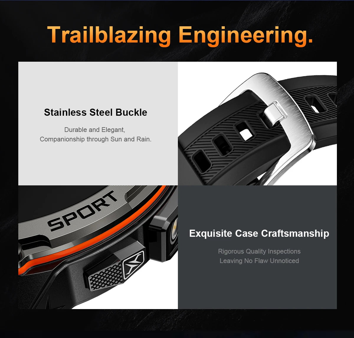 UrbanEdge™ T-Rex 3 Pro – Men’s GPS Smart Watch (2025 NFC Edition)