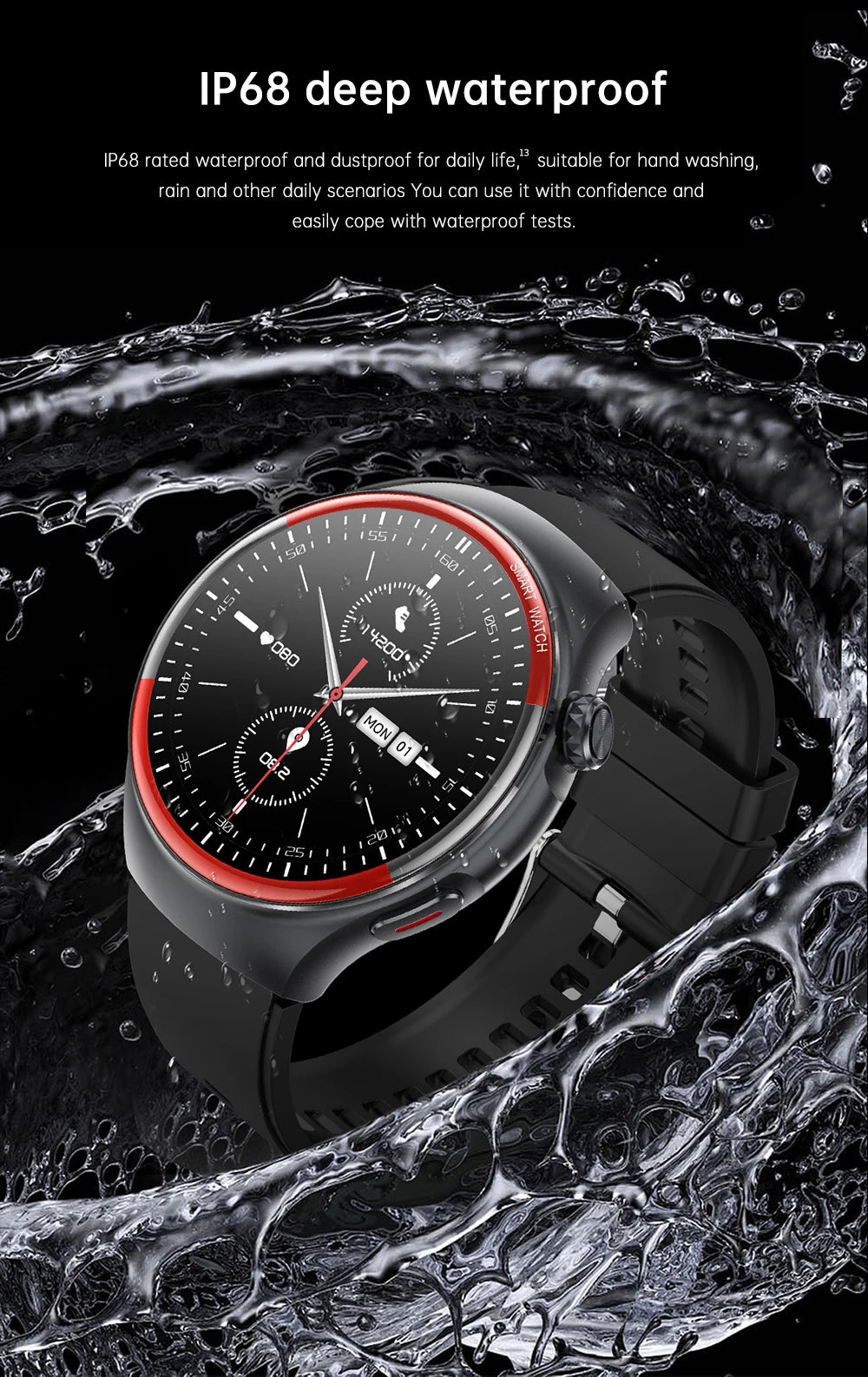 Nursing Smart Watch for Men