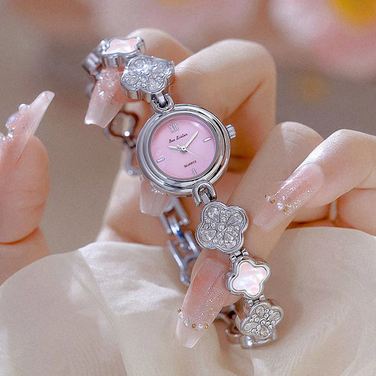 Bee Sister High-end Quartz Ladies Watches Natural Colored Shell Bracelet Women Wristwatches Elegant Temperament Woman Watch New