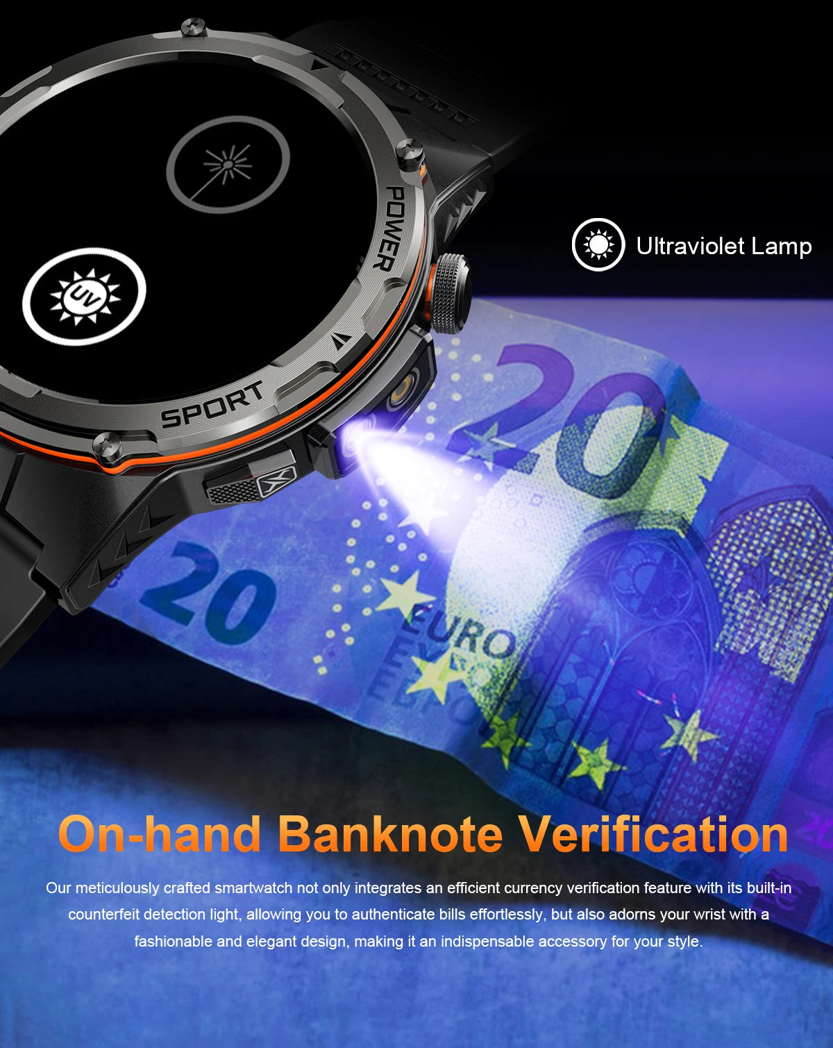 UrbanEdge™ T-Rex 3 Pro – Men’s GPS Smart Watch (2025 NFC Edition)