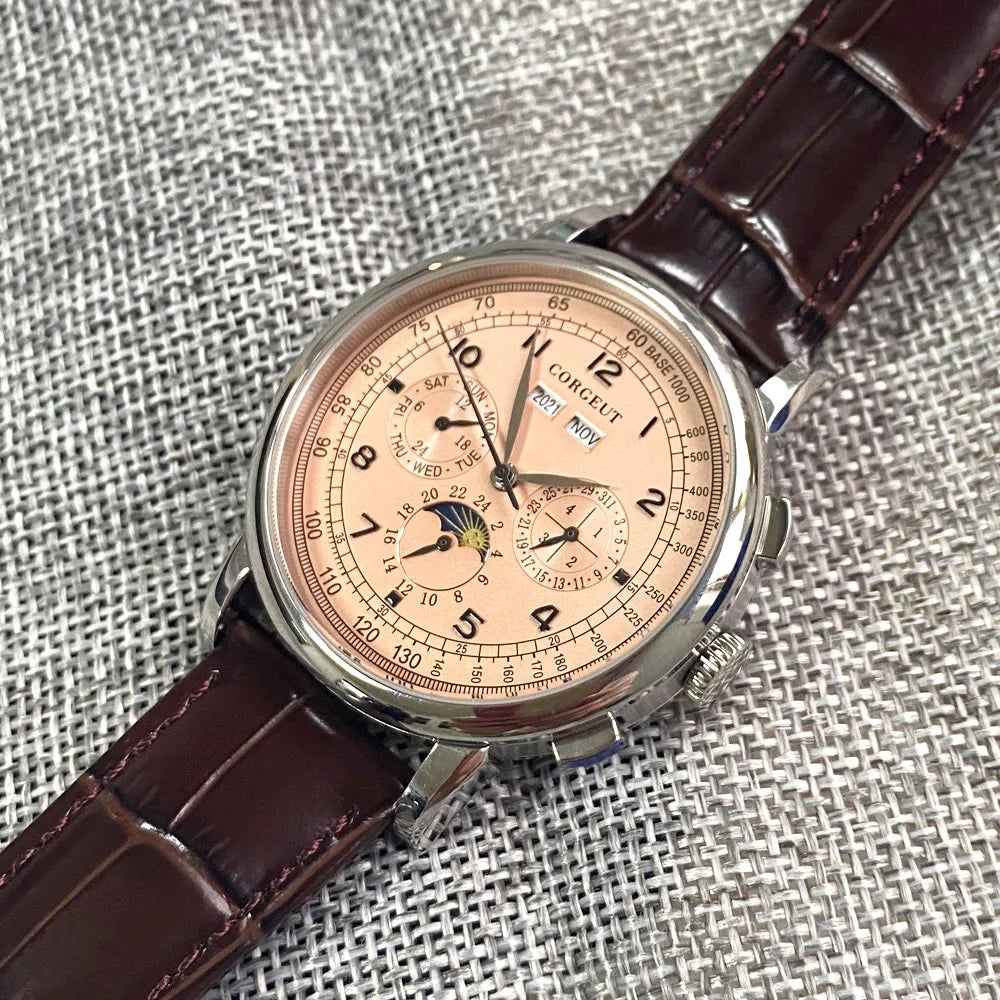 Automatic Watch for Men Multification 316L Mechanical Men's Watch