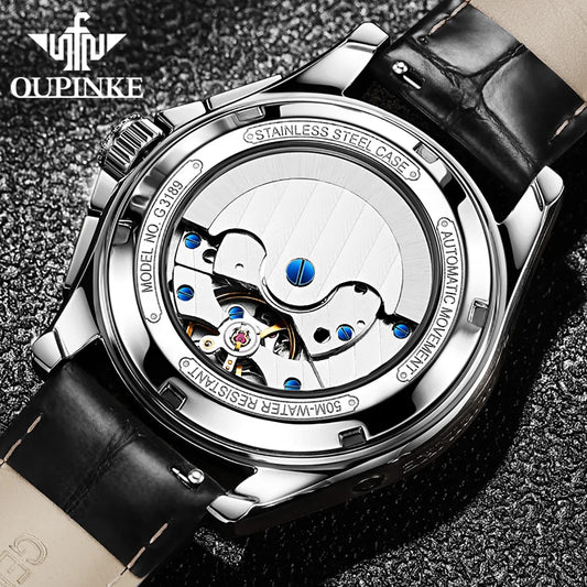 Automatic Mechanical Watch by OUPINKE