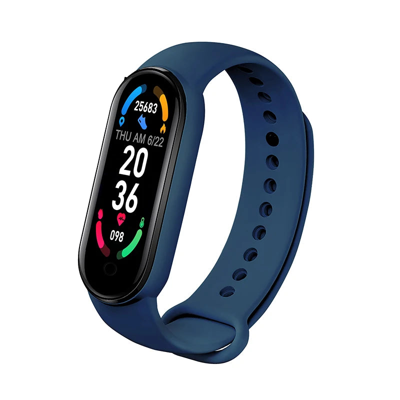 M6 Smart Watch Men Women Fitness Smart Bracelet Sports Band Multi-function Watches