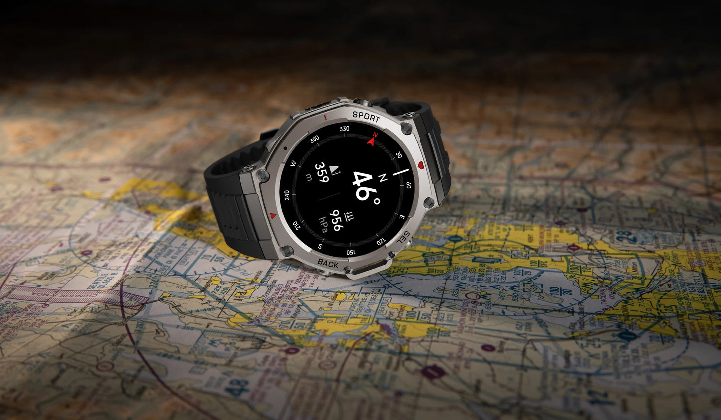 2025 New Military Bluetooth Call Smart Watch Built-in GPS Compass Barometric Altimeter 10ATM Waterproof Sports Smartwatches Men