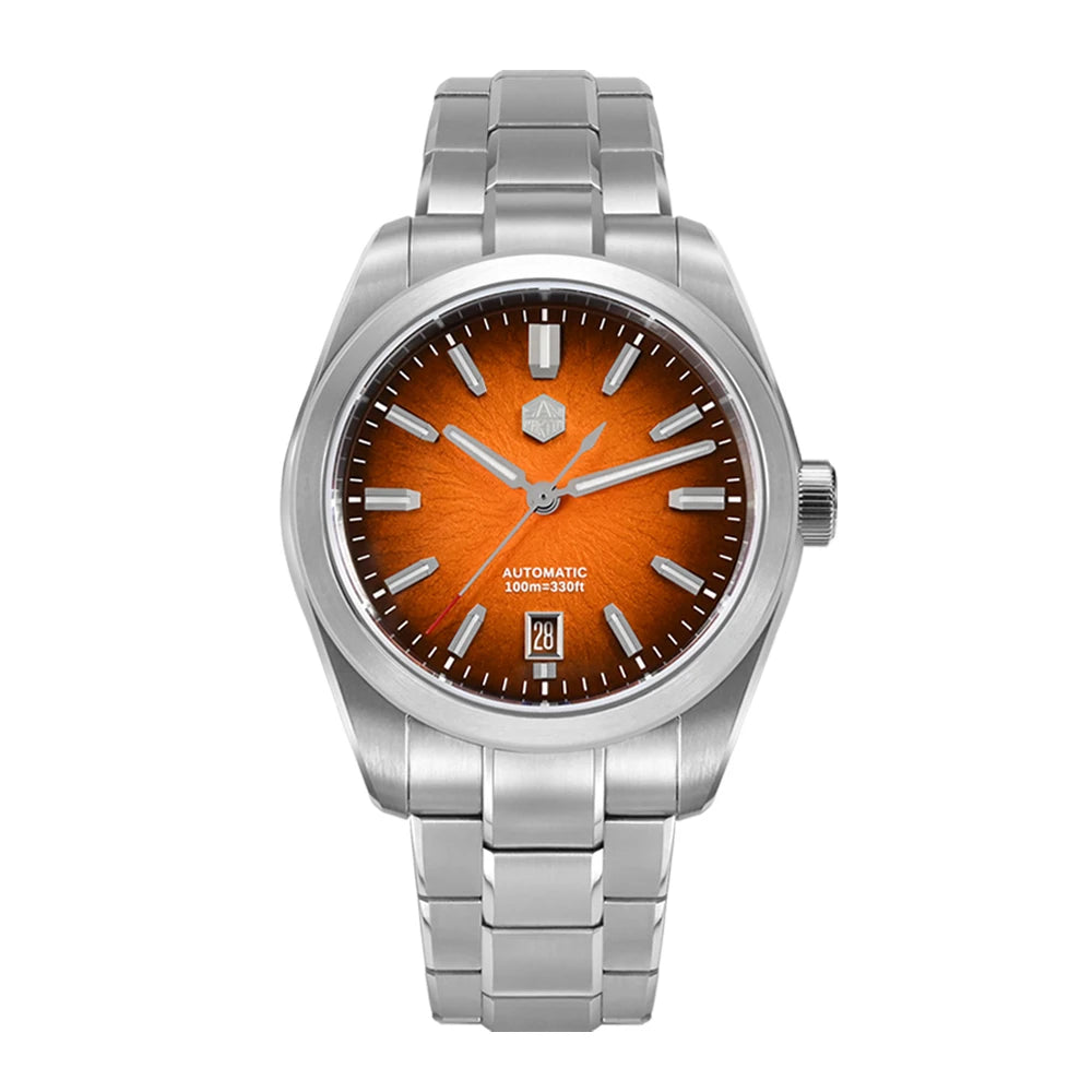 San Martin 39mm SN0144 "JianZhan" Gada Watch Miyota 9015 Original Design Chinese Style Dress Men Automatic Mechanical Watches