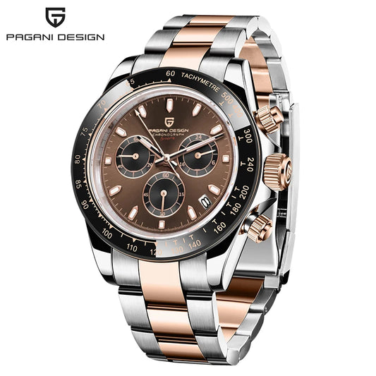 PD1644 Chocolate Quartz Chronograph