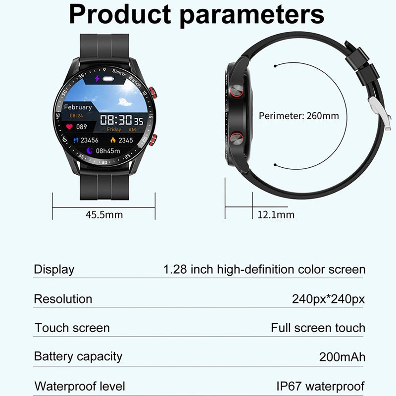 Urban Gear PulseX Smartwatch (ECG + PPG = pulse/heart)