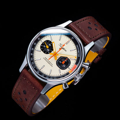 Sugess Men Mechanical Chronograph Seagull ST19