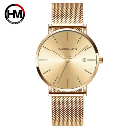 Urban Gear Co Prestige – Golden Black Ultra-Thin Men’s Quartz Watch