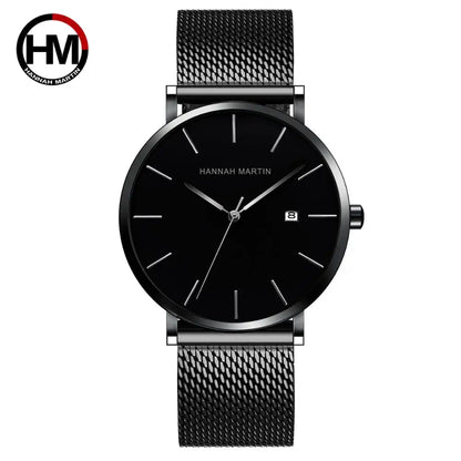Urban Gear Co Prestige – Golden Black Ultra-Thin Men’s Quartz Watch