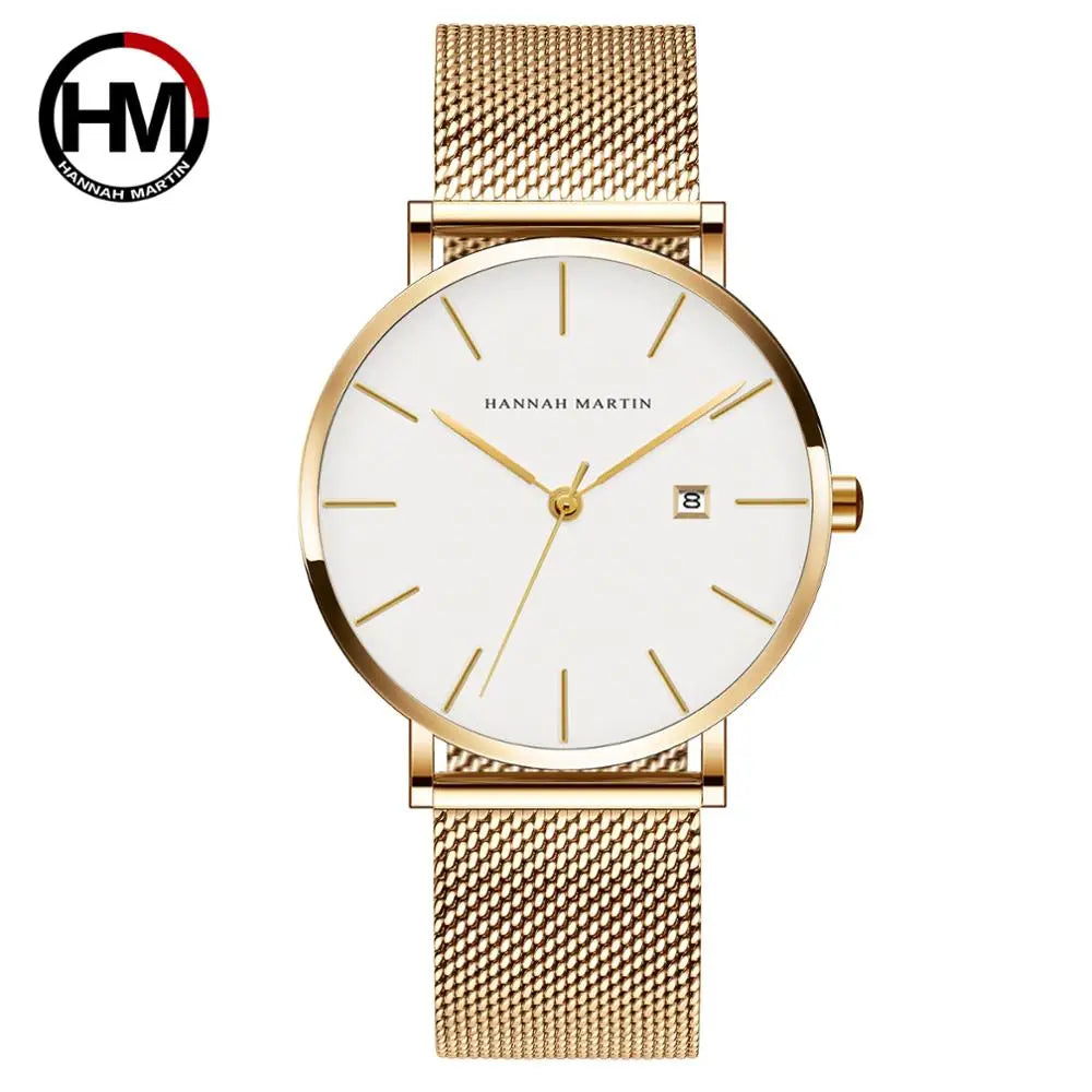 Urban Gear Co Prestige – Golden Black Ultra-Thin Men’s Quartz Watch