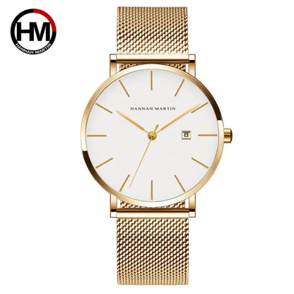 Urban Gear Co Prestige – Golden Black Ultra-Thin Men’s Quartz Watch