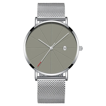 Urban Gear Minimalist Watch Stainless Steel Belt Watches For Man Ultra-Thin Quartz Wristwatch Calendar Date Sales