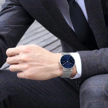 Urban Gear Co Prestige – Golden Black Ultra-Thin Men’s Quartz Watch