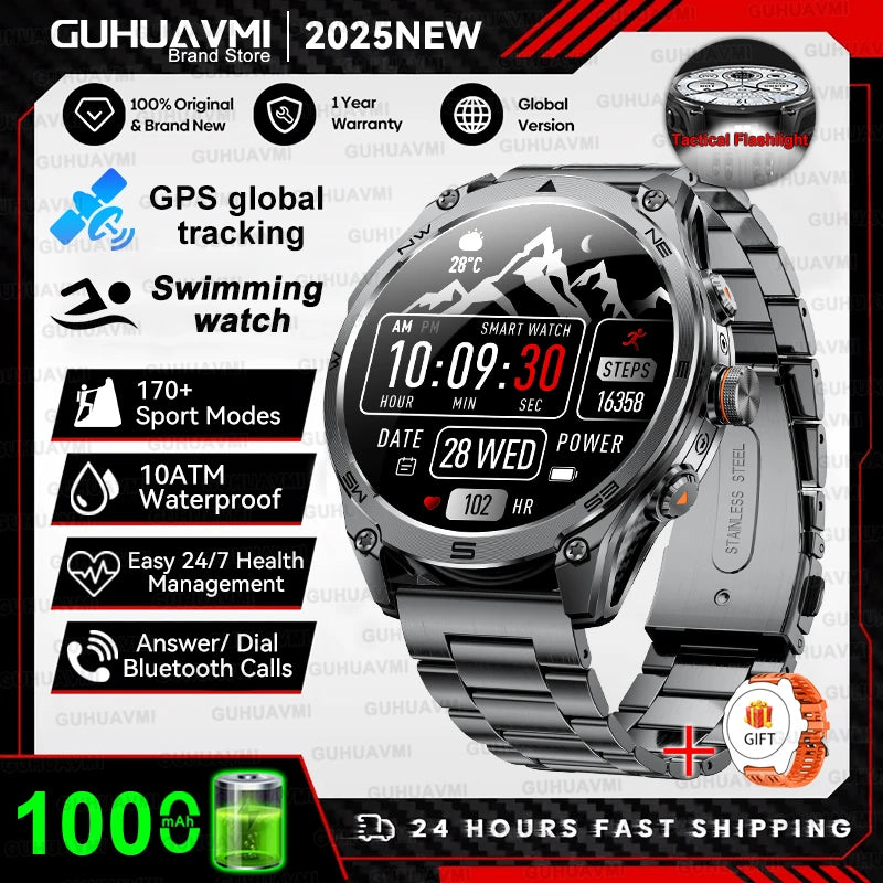 TRex 3 Ultra Outdoor Smartwatch — GPS 10 ATM 1000 mAh