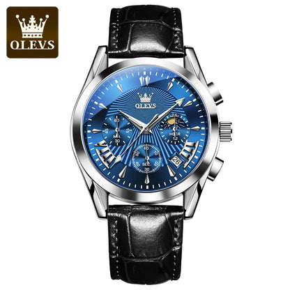 Urban Gear  Men’s Luxury Quartz Watch – Waterproof, Leather Strap