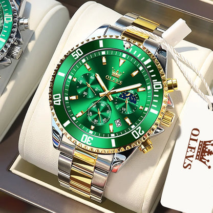 Urban Gear Co. OLEVS Original Men’s Watch – Waterproof Luxury Chronograph