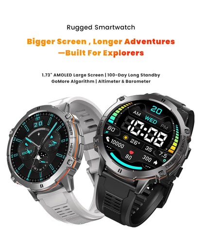 2025 Men’s Tactical Smart Watch