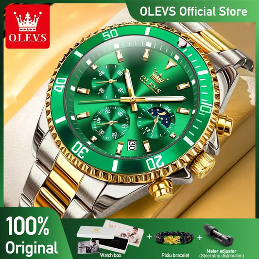 Urban Gear Co. OLEVS Original Men’s Watch – Waterproof Luxury Chronograph