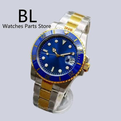 BLIGER 40mm Luxury Diver sapphire crystal