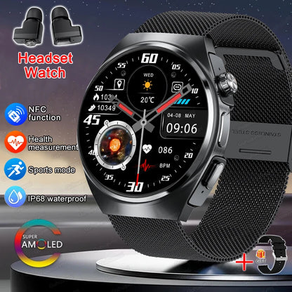 2in1 Smartwatch TWS Earbuds HR & SpO Bluetooth