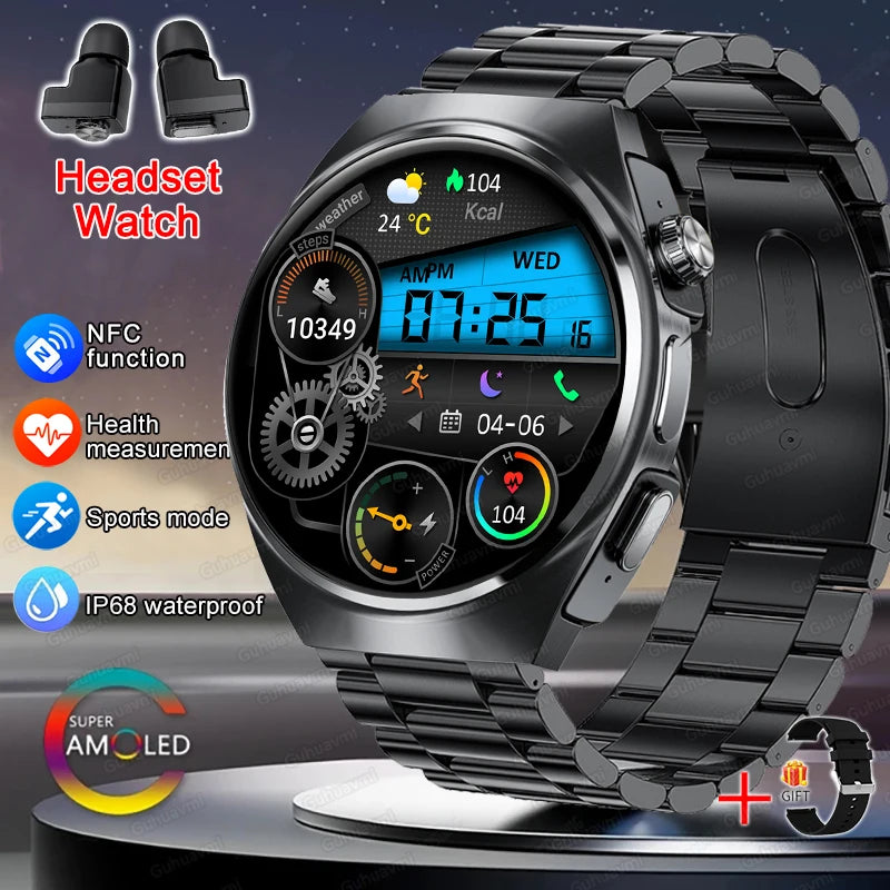 2in1 Smartwatch TWS Earbuds HR & SpO Bluetooth