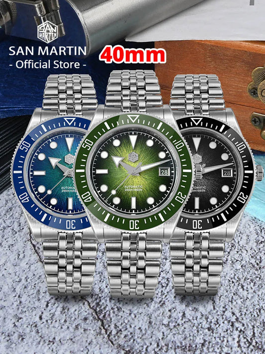 San Martin 40mm Automatic Diver Watch