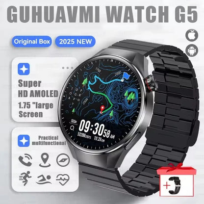 Urban Gear Co. 2025 G5+ Smartwatch – Fitness, GPS & AMOLED Display