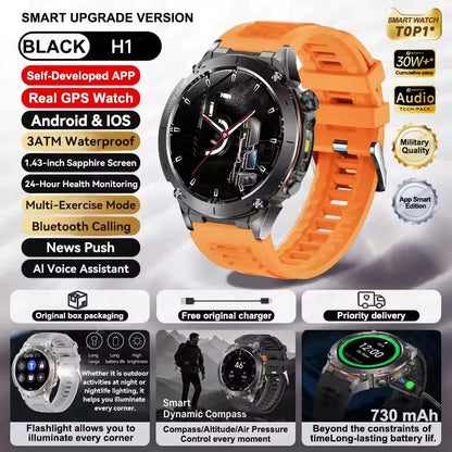 Urban Gear Co. 2025 Military Sport Smartwatch
