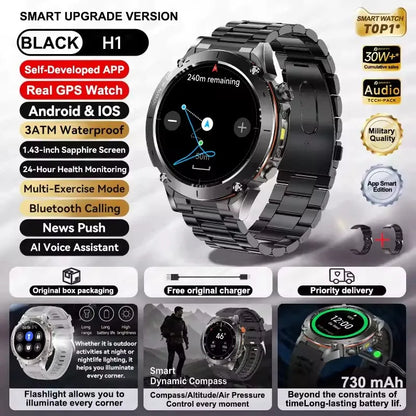 Urban Gear Co. 2025 Military Sport Smartwatch