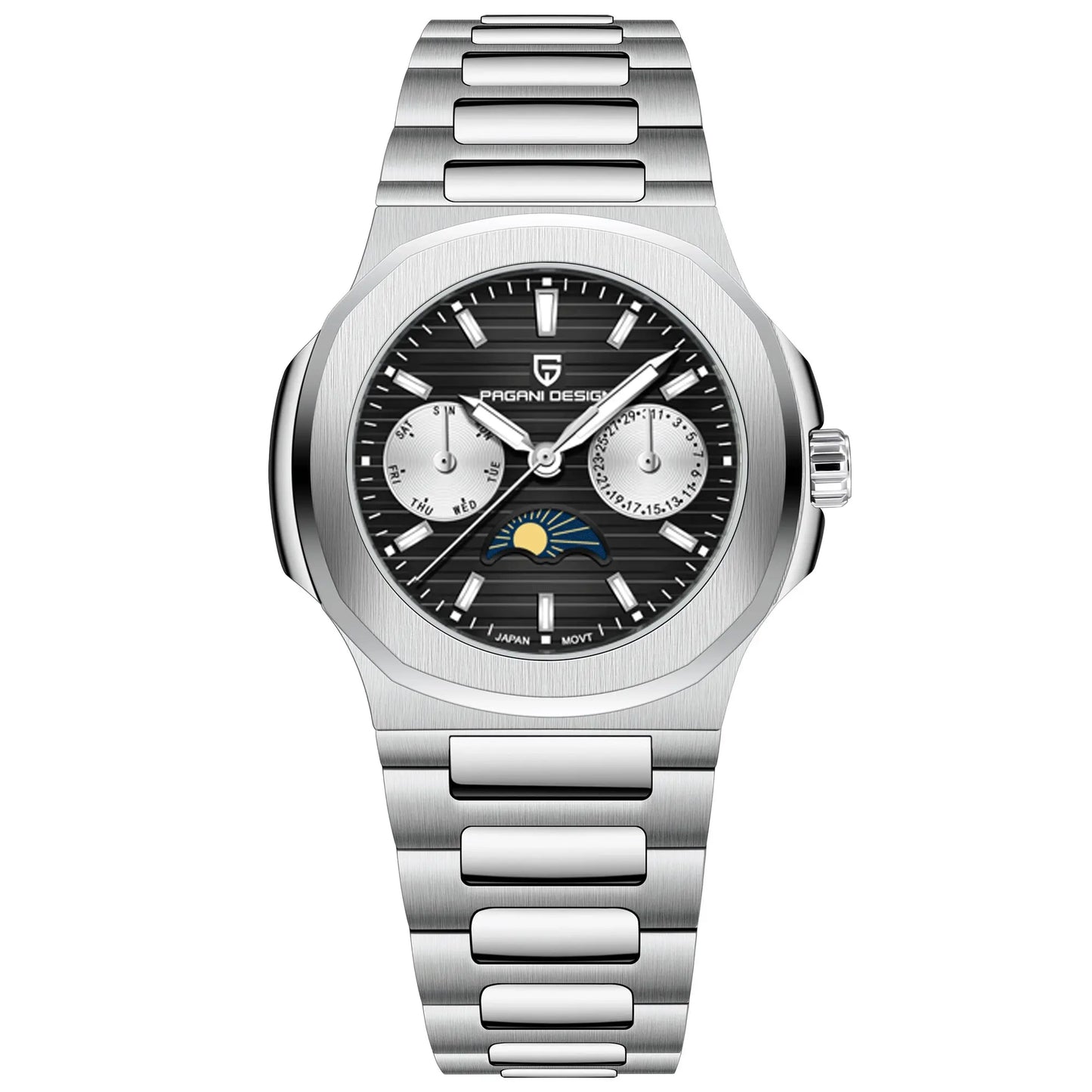 PD1786 Women’s MoonPhase Quartz