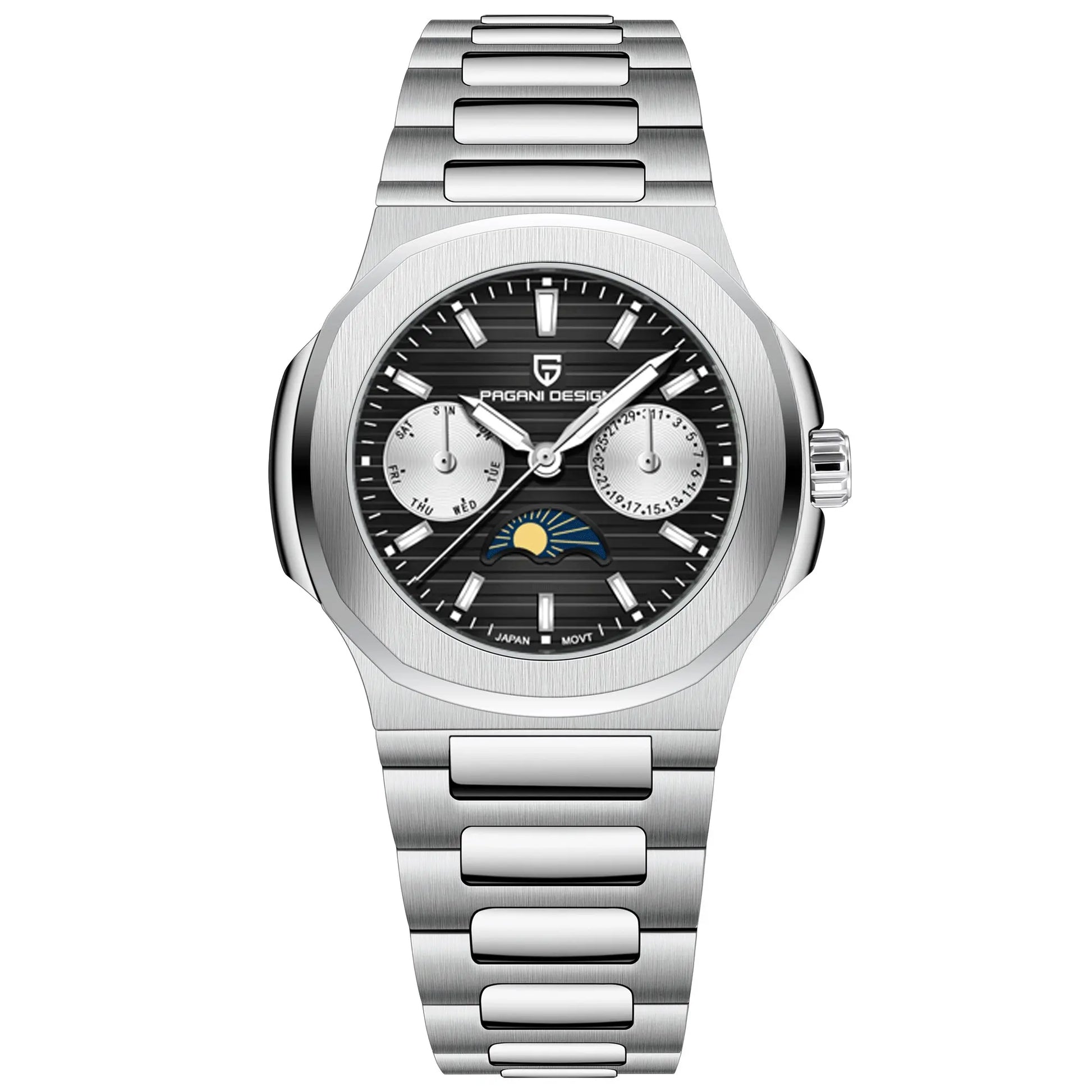 PD1786 Women’s MoonPhase Quartz