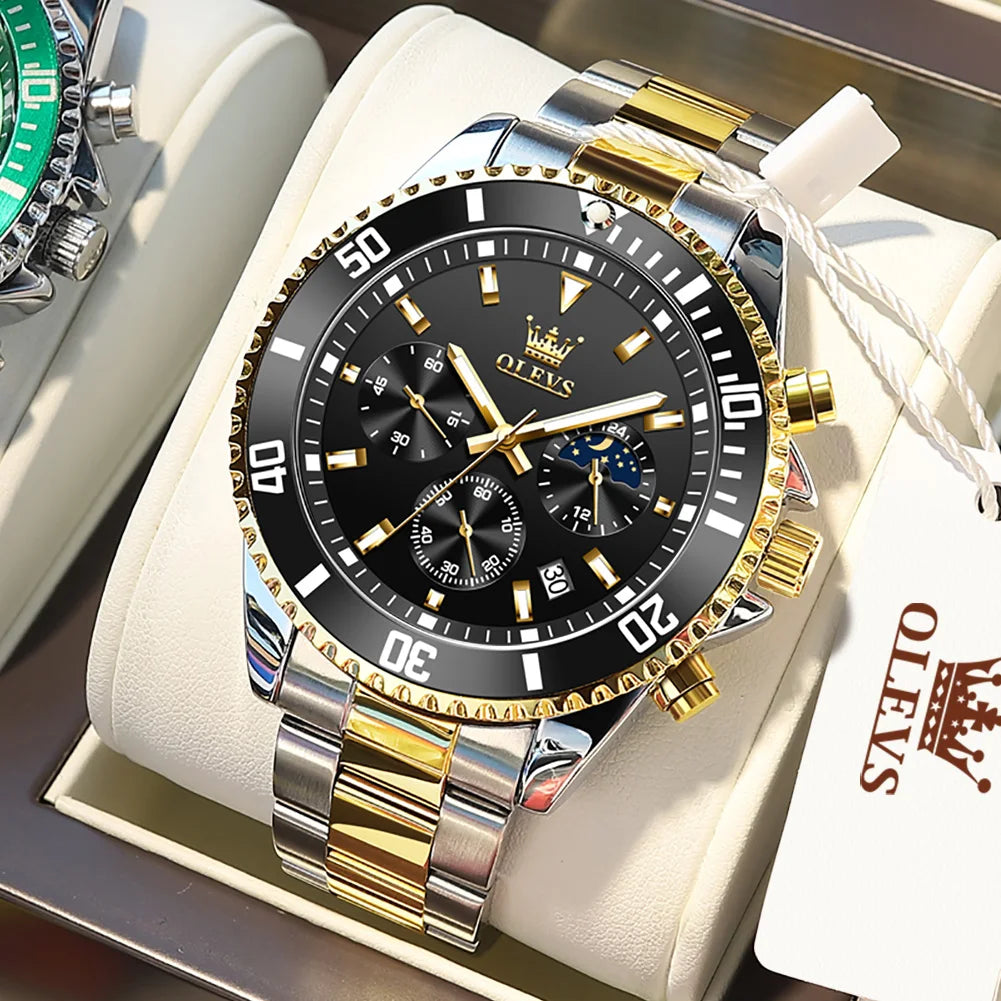 Urban Gear Co. OLEVS Original Men’s Watch – Waterproof Luxury Chronograph