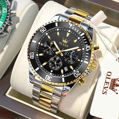 Urban Gear Co. OLEVS Original Men’s Watch – Waterproof Luxury Chronograph