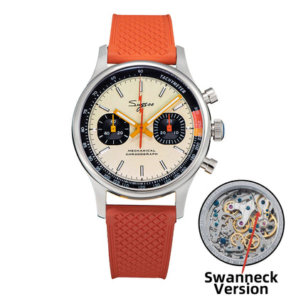 Sugess Men Mechanical Chronograph Seagull ST19
