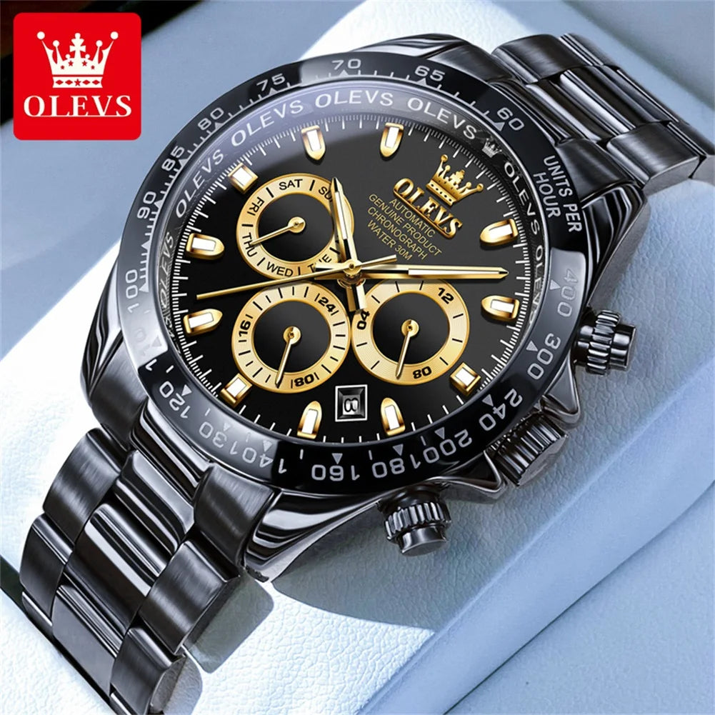 OLEVS 6638 Automatic Mechanical Watch stainless for men