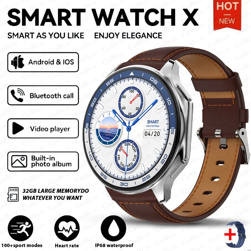 OPPO Watch X AMOLED 32GB Smartwatch Waterproof Men Smart Watch 2024