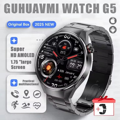 Urban Gear Co. 2025 G5+ Smartwatch – Fitness, GPS & AMOLED Display