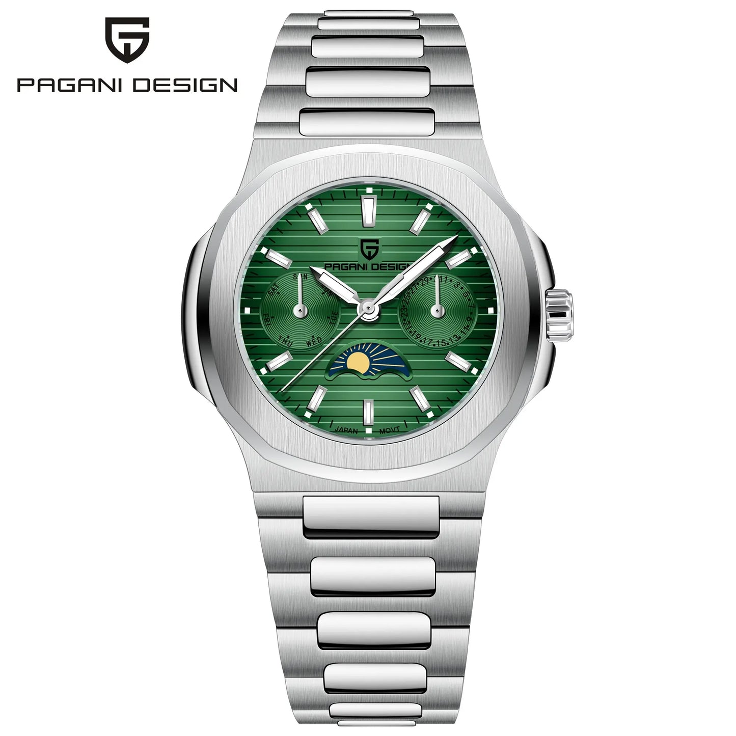 PD1786 Womens MoonPhase Quartz