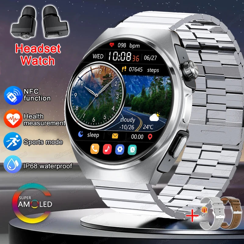 2in1 Smartwatch TWS Earbuds HR & SpO Bluetooth