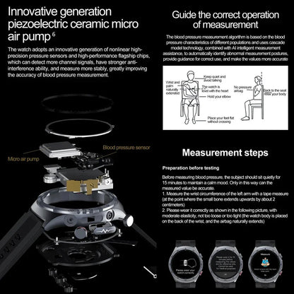 New AI ECG Health Smartwatch for Men