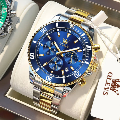 Urban Gear Co. OLEVS Original Men’s Watch – Waterproof Luxury Chronograph