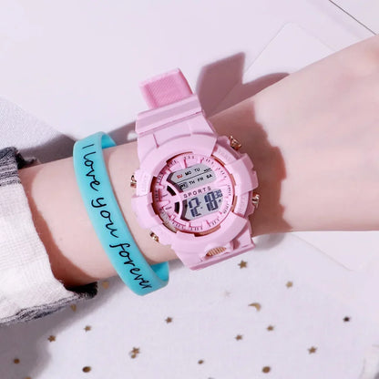 New Minimalist Electronic Watch Student Sports Waterproof Children Luminous Multifunctional Electronic Watches for Women and Men