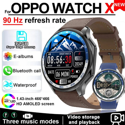 2025 AMOLED Smartwatch — 32GB HD Screen BT Call