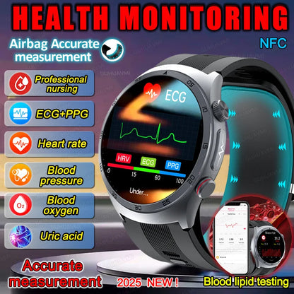 New AI ECG Health Smartwatch for Men